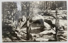 Postcard NH The Basin Franconia Notch Franconia NH RPPC Unused Unposted