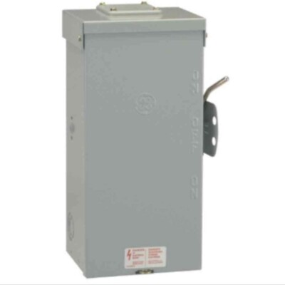 #ad GE 100 Amp 240 Volt Non Fused Emergency Power Transfer Switch OB TC10323R $199.95