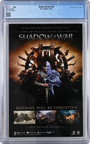 Green Arrow #32 CGC 9.6 (Dec 2017, DC) 2nd Batman Who Laughs, Dark Nights Metal - Picture 2 of 2