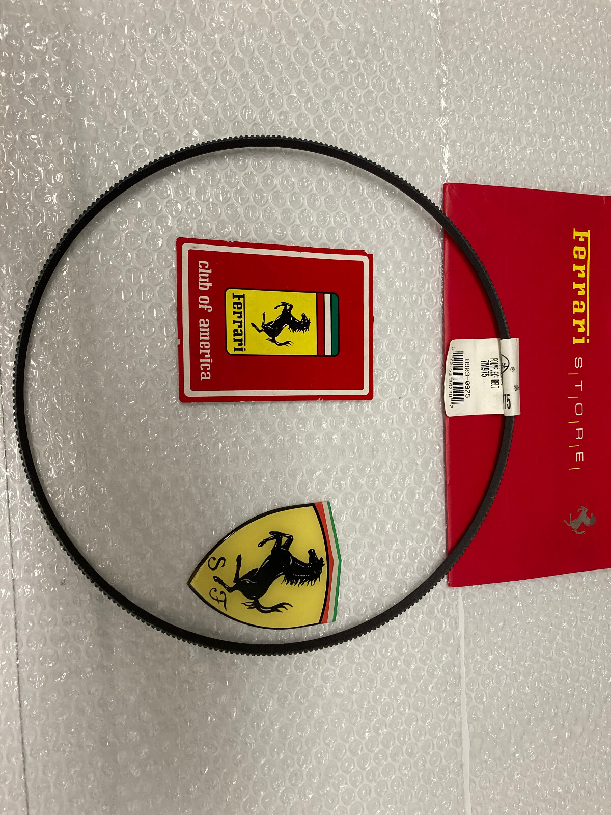 308 -Gts- Ferrari- Mondale V8 2 V 2.9L Gt-4 Models water pump belt Oem Part.