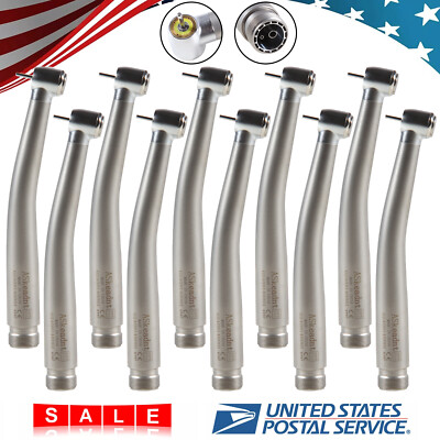 1-10*Dental Ring LED High Speed Handpiece E-Generator Shadowless 2 H ASkeadnt OR