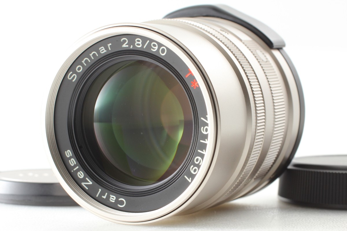 超美品 CONTAX Carl Zeiss Sonnar T*90mm F2.8 Near Mint] Contax Carl Zeiss Sonnar T* 90mm f/2.8 Lens For