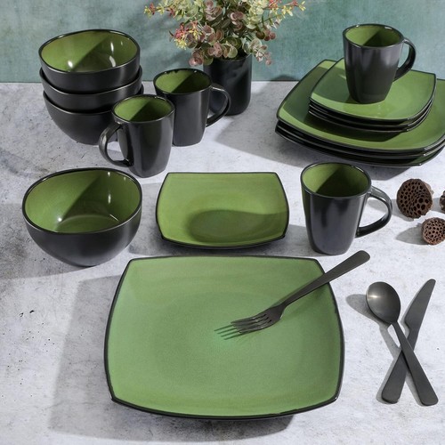 Gibson 16-Piece Dinnerware Set, Service for 4, Elegant Dining Set for Home - Picture 18 of 67