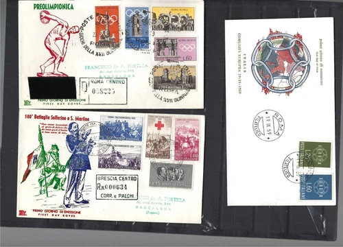 ITALY-SELECTION-COVERS-OLDER-BETTER-LOT OF 33-CACHETS-FDC-F-VF-GORGEOUS-#5