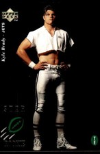 1995 Upper Deck #9 Kyle Brady New York Jets Rookie Football Card. rookie card picture