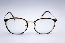 Ottoto Bellona Tortoise/Gold Round Eyeglasses Frames 35-M10736 52-20-145