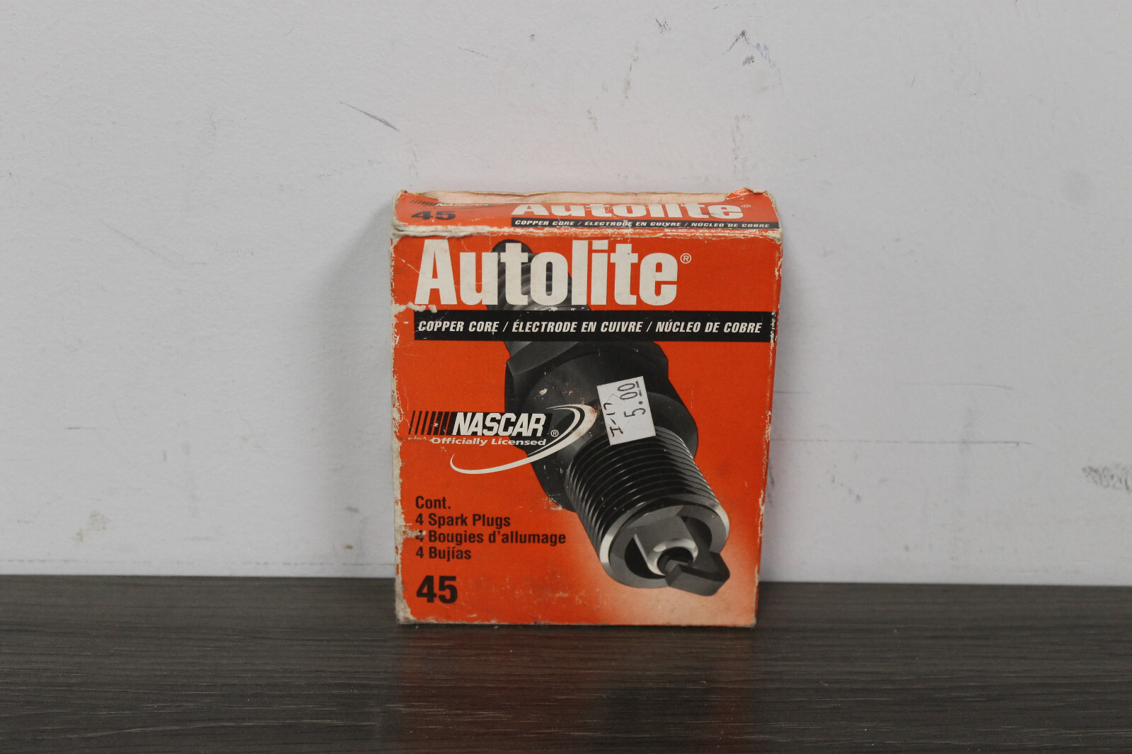 Autolite Box of Two Spark Plugs Model 45
