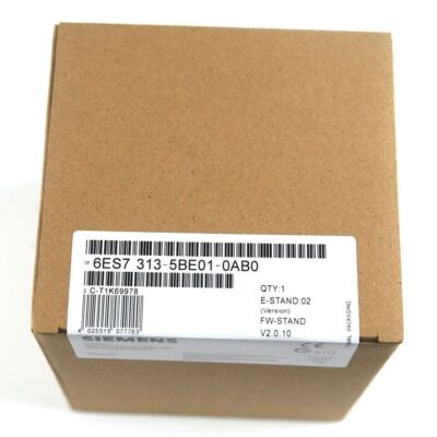 6ES7 313-5BE01-0AB0 NEW SIEMENS S7-300 CPU 313C 6ES7313-5BE01-0AB0 5BEO1-OABO