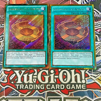 Yu-Gi-Oh! Chronomaly City Babylon Karte – Gold Secret Rare, 1st Edition Aus Premium Gold Set
