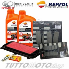 Tagliando KYMCO XCiting 300 i R 2009 2010 / Olio Repsol Filtro Candela Pastiglie