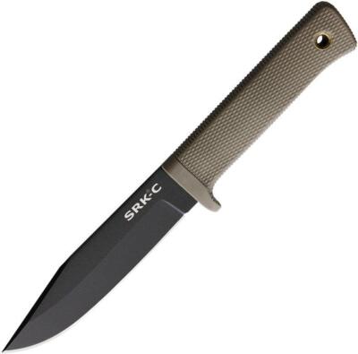 Cold Steel SRK Fixed Knife 6'' CPM-3V Steel Bowie Blade Black Kray-Ex Handle