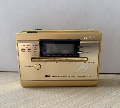 通電確認済み ジャンクAIWA ラジカセHS-JX909D ゴールド 通電確認済み ジャンクAIWA ラジカセHS-JX909D ゴールド 通電確認済み