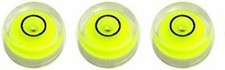 3 x 12mm X 6mm Circular Bubble Spirit Level /Tripod NEW