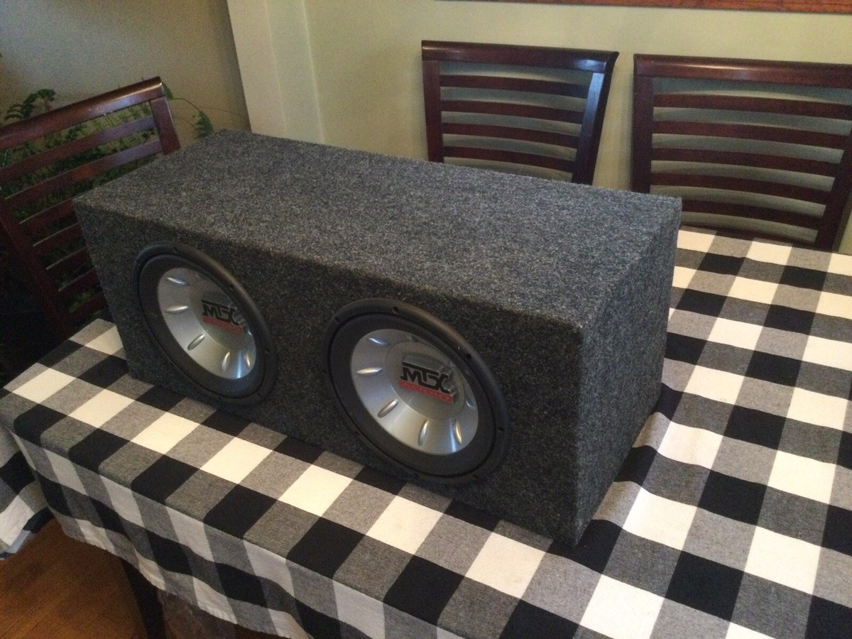 MTX Thunder T6000 10” Car Subwoofers Enclosed Box Local Pickup
