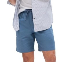GAP Men's Blue Pull-On Pocketed Tie Flat Front Stretch Shorts Size XL NWT 39