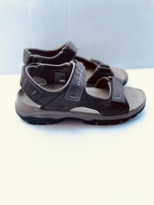 NIB MEN SKECHERS RELAXED FIT TRESMAN  GARO CHOCOLATE LUXE FOAM SANDAL sz 11 Relaxed Fit: Tresmen - Garo main image 4