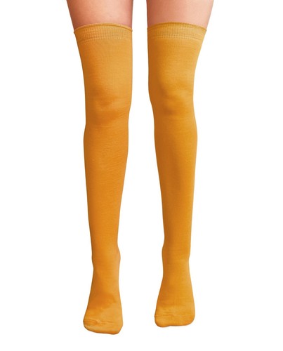 Over The Knee Thigh High Girls Plain Cotton Lycra Socks Sox Halloween Cosplay - Picture 12 of 59