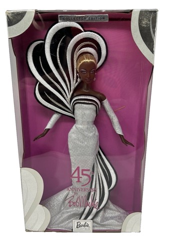 blue dress for baby girl Barbie Black and White Forever Doll, Signature Collection – PlayBox main image 0