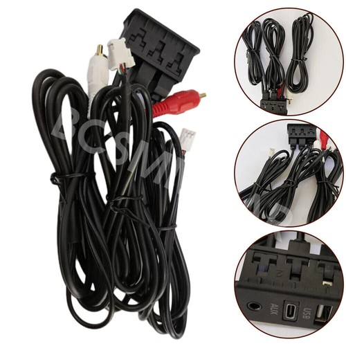 RCA Type-C USB AUX Port Panel Extension Cable Adapter For Car Dash Flush Mount - 第 4/6 張圖片