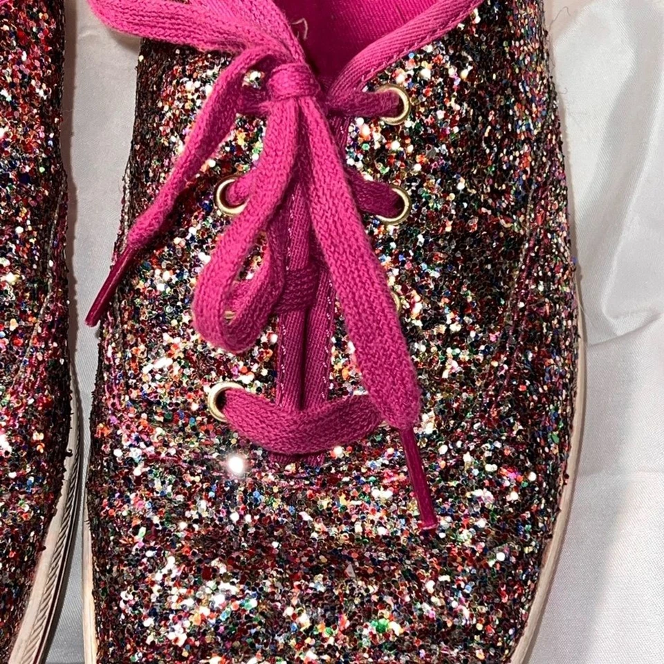 Zapatillas Tenis Kate Spade and Keds Colaboradas Brillo Talla 11 Rosa Foto 2 de 4