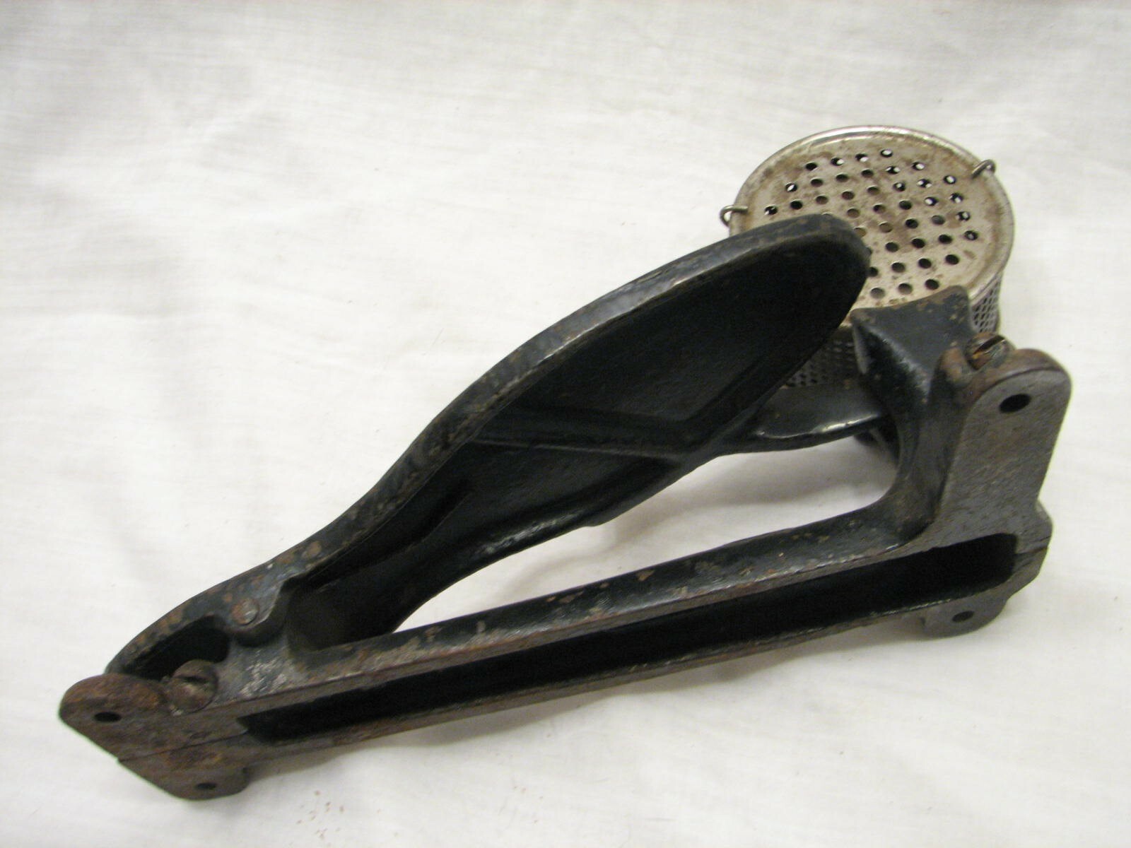 Antique Cast Iron Foot Control Pedal Lathe Drill Tool Sewing Machine