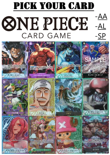 One Piece TCG - Pick Your AA / AL / SP - Japanese - NM