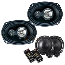 Cerwin Vega XED650C 6.5in. Component & XED693 6x9in. 3Way Speakers For Car/Truck