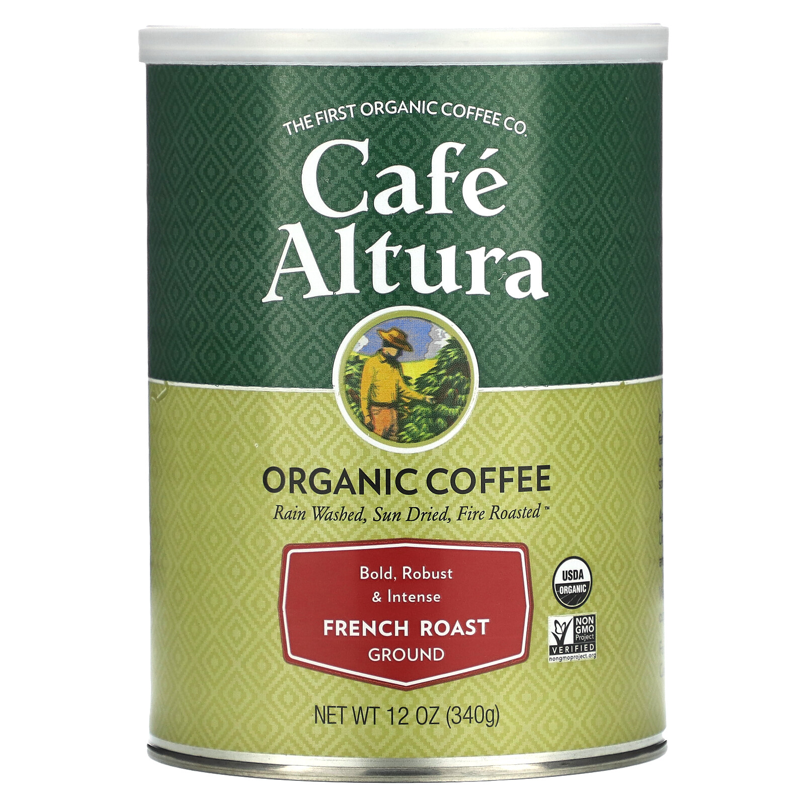 Cafe Altura Organic Coffee French Roast 12 oz 339 г Кошерный органический 3190₽