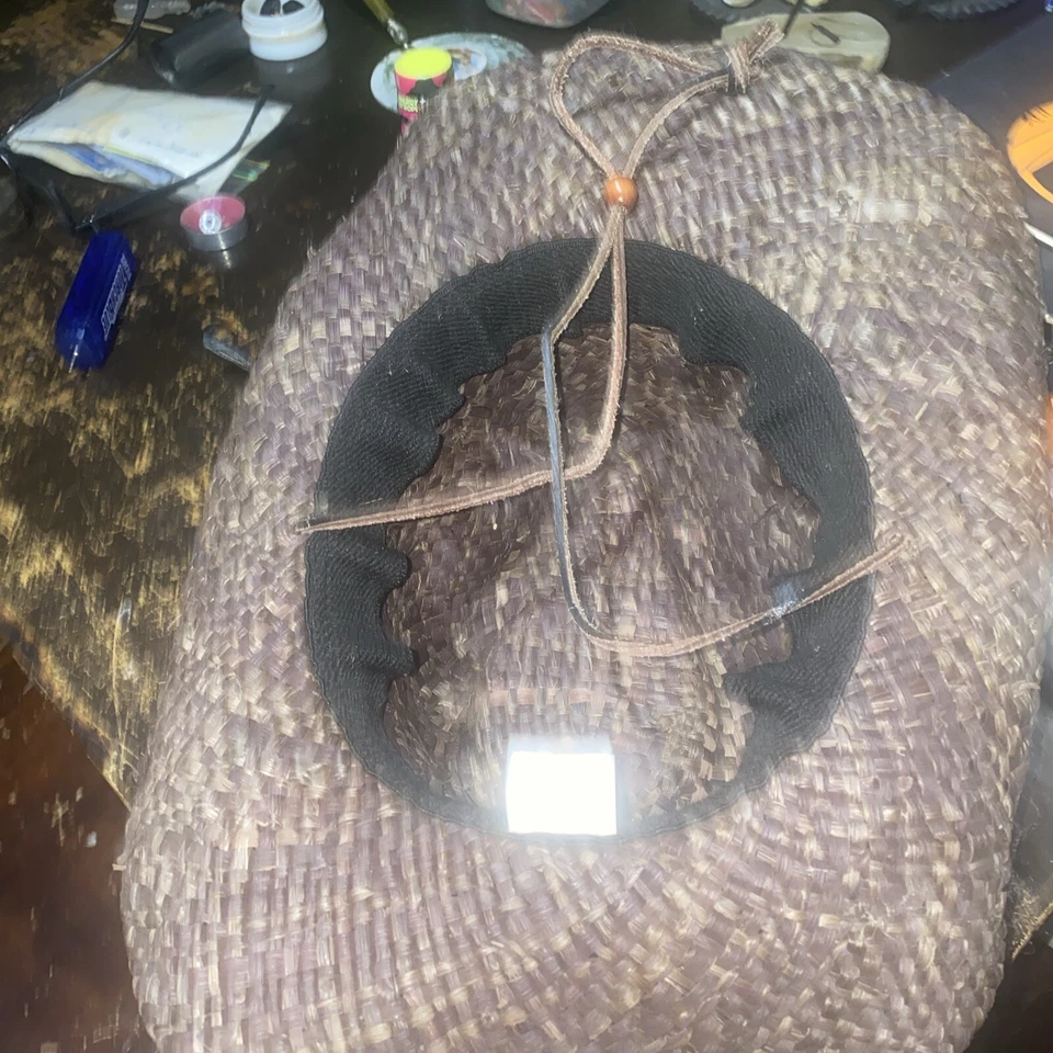 Sombrero de Vaquero Budweiser Vintage 100% Paja. Mareado 🐴 Foto 3 de 4