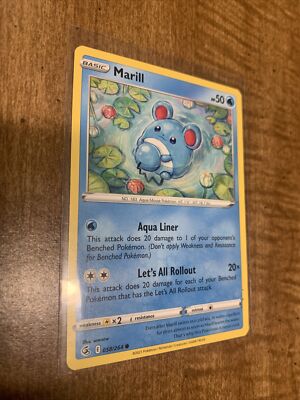 Marill 058/264 x4 4x Pokémon Card Fusion Strike Playset
