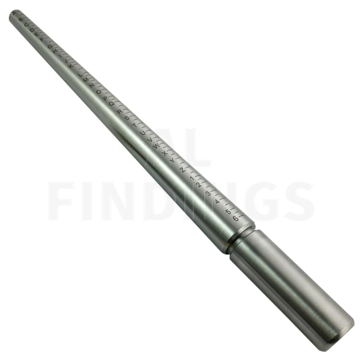 RING SIZER STICK A Z 6 AND STEEL RING MANDREL TRIBLET COMBINED