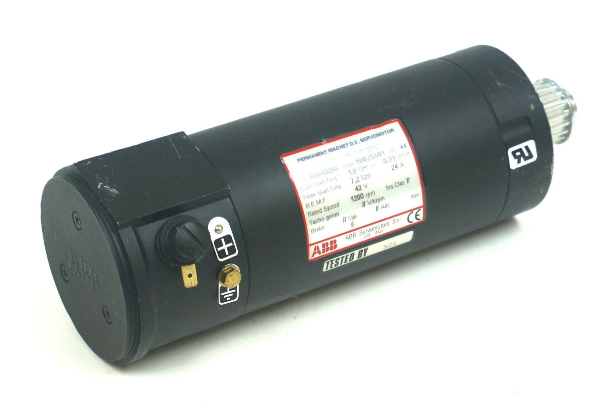 ABB 4414129285 E183012 PERMANENT MAGNET D.C. SERVOMOTOR 1200RPM 