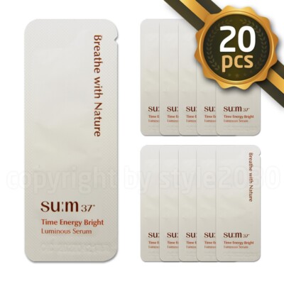 SU:M37 Time Energy Bright Luminous Serum 1ml x 20pcs (20ml) Whitening SUM37
