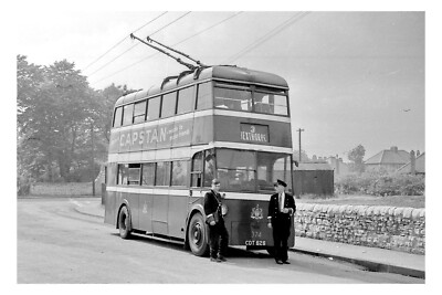 pt9729 - Doncaster Trolleybus 374 - CDT 626 at Dell Terminus - Print 6x4