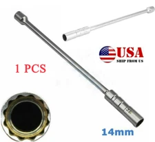 14mm Joint 3/8" Thin Wall Spark Plug Sleeve Socket Removal Tool For Audi BMW VW