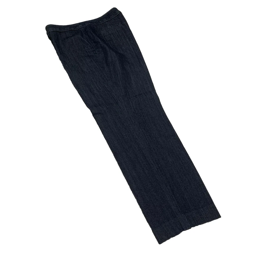 Ellen Tracy 女式 12 码深蓝色正装牛仔裤弹力休闲和正式牛仔布 — 第 2/4 张图片