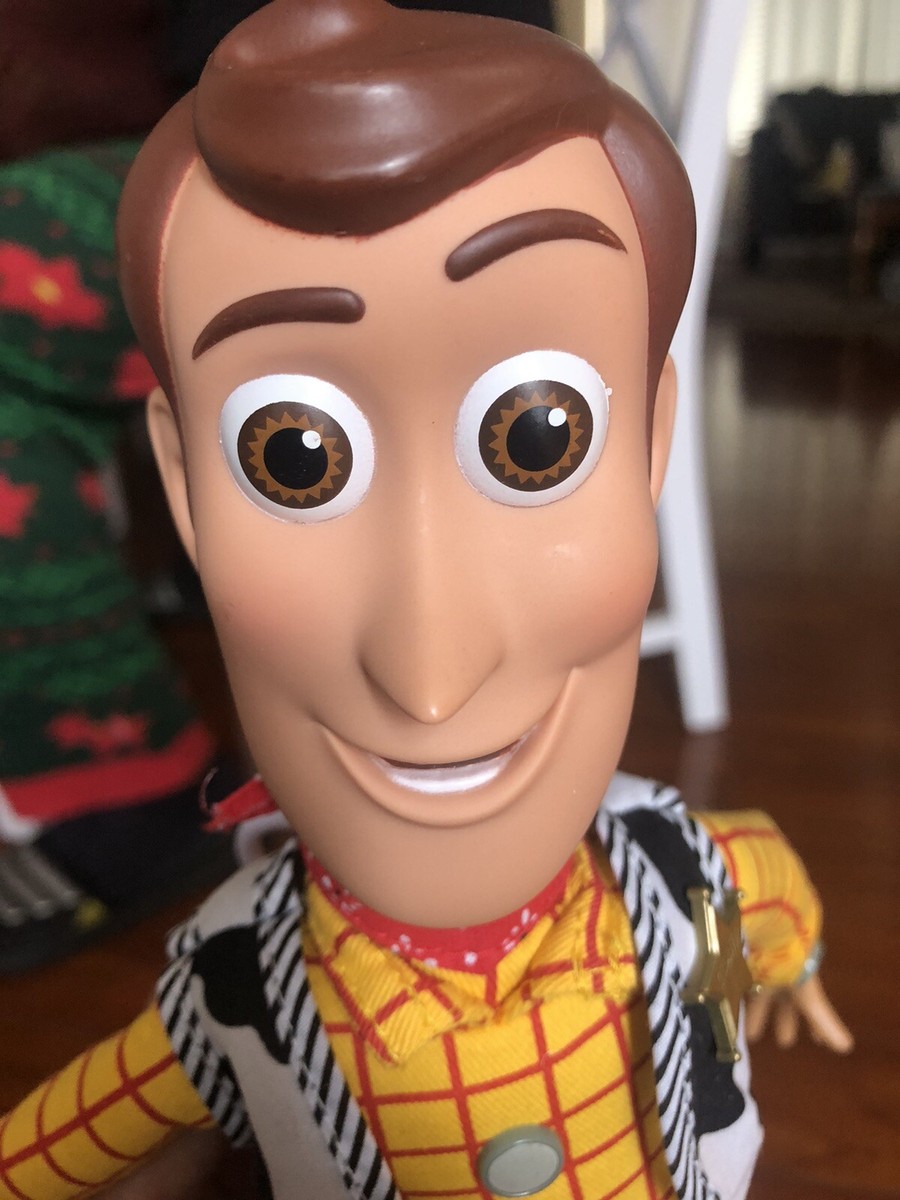 Toy Story Andy Sheriff Woody Talking Figure With Pull String