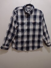 Carhartt Men's Shirt Button Up Long Sleeve M Plaid Work Wear