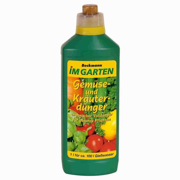 GemüSedüNger KräUterdüNger Bio 1 Liter FlüSsigdüNger Veggie DüNger Beckmann-image