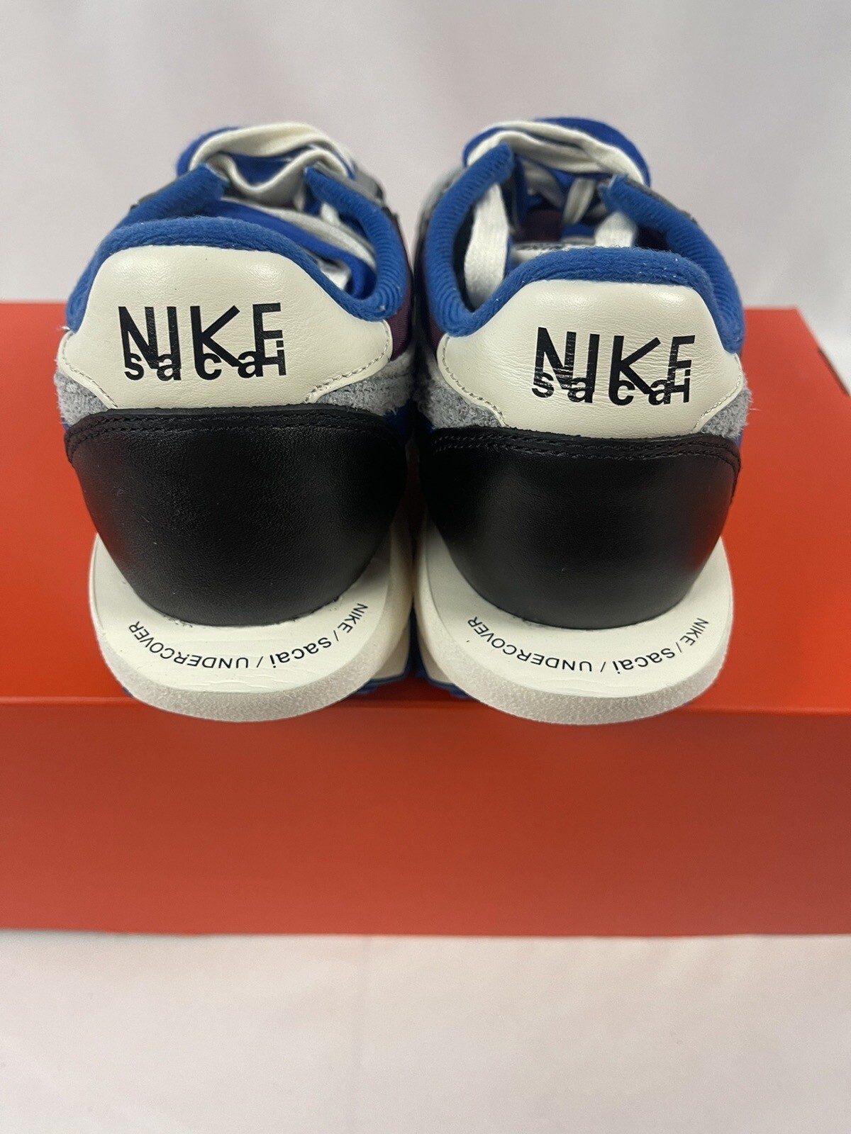 SACAI X NIKE Nike x Sacai x Undercover LD Waffle Night Maroon Royal DJ4877 600 da uomo taglia 9