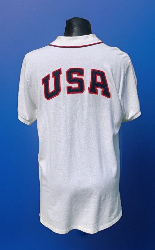 Trump #45 Ralph Lauren Polo Shirt Big Pony US Flag Shield
