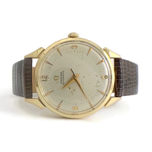 Omega Vintage 18K Yellow Gold Watch 