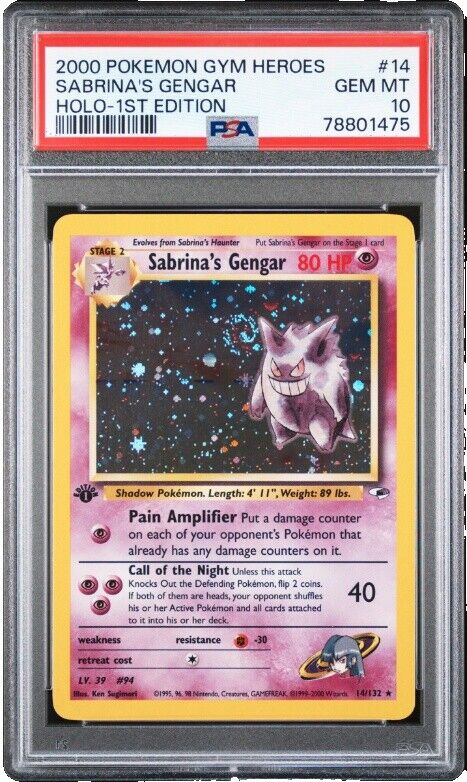 Sabrinas Gengar Psa 10 | eBay Sabrinas Gengar Psa 10 | eBay