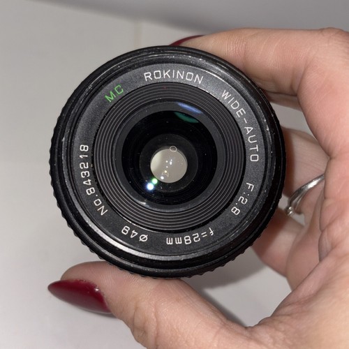 Vintage ROKINON 28mm F 2.8 lens MC Wide-Auto - 第 7/7 張圖片