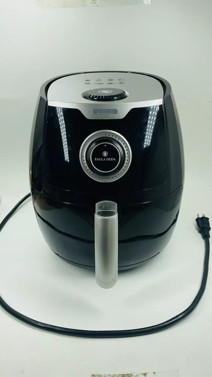 Paula Deen 1700 W 5.3 QT PDAF1753 Air Fryer Black w/ Adjustable Temperature  (SH)