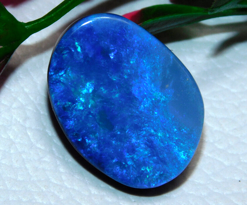Australian Doublet Opal 18 Ct Natural Gemstone Cabochon AA+ Quallity