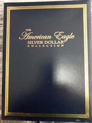 American Eagle Silver Dollar Collection Binder 1986-2009 New