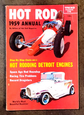 Hot Rod Magazine 1959 Annual Barris Ala Kart Drag Racing Speed Parts How To Vtg
