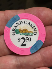 2.50 GRAND CASINO CHIP POKER CHIP LOUISIANA GAMBLING TOKEN