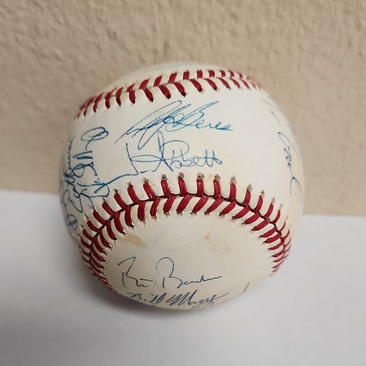 1988 USA OLYMPIC AMERICAN BASEBALL TEAM SIGNED BALL - ABBOTT
